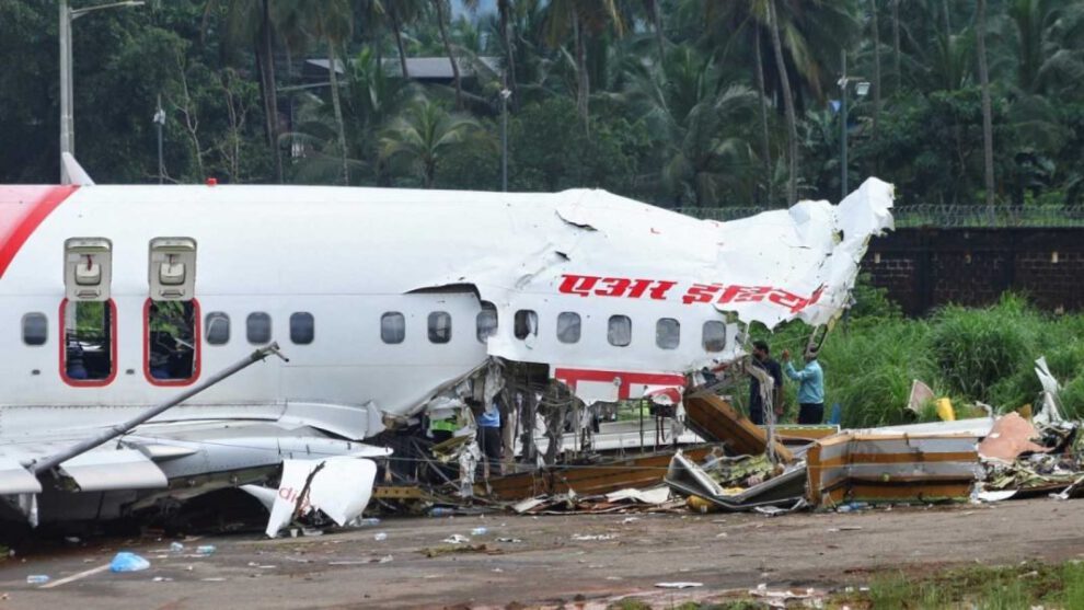 Accidente de avión en India