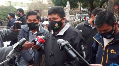 Adepcoca rechaza bloqueo de la COB y pide a ministros renunciar