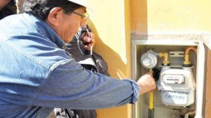 suspensión del servicio de gas domiciliario en Challapata, Huari y Villazón