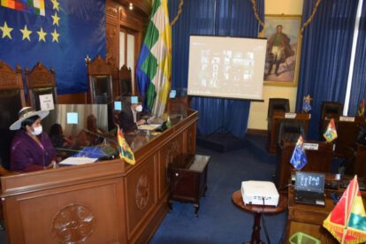 Ley de Elecciones Generales en el Senado de Bolivia