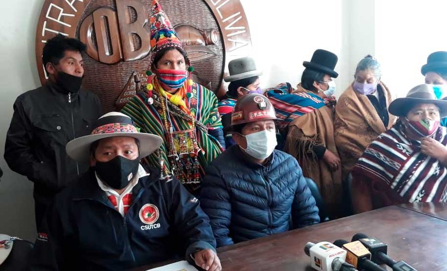 Ley de elecciones rechazada por la COB y el Pacto de Unidad