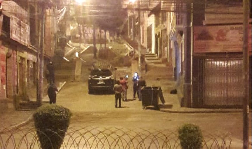 Atentado sede COB en La Paz