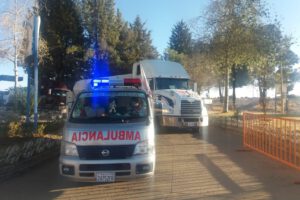 Convoy con oxígeno partió de Sucre rumbo a Oruro