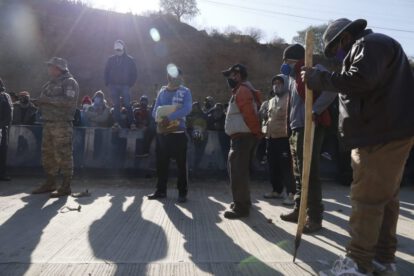 militar retenido por bloqueadores