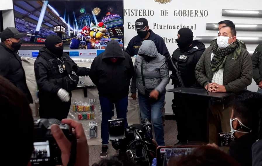 Aprehendidos por atentado a la COB