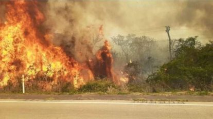 Incendios en la Chiquitanía reportados por la Gobernación cruceña