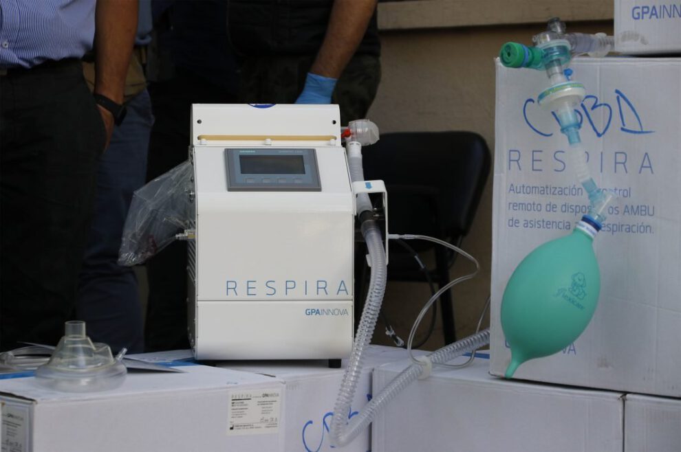 Respiradores españoles marca “Respira” en el contexto de la compra irregular en Bolivia