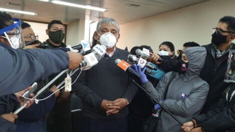 Salud del ministro Iván Arias