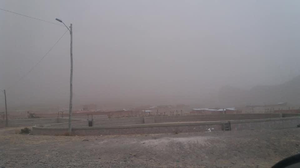 Alerta naranja y roja por vientos y nevadas pronosticada por Senamhi