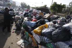 Basura acumulada en Cochabamba