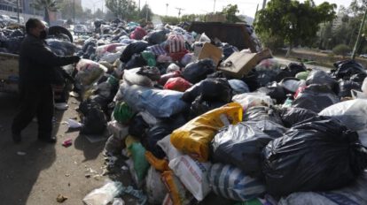 Basura acumulada en Cochabamba