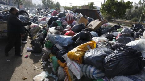 Basura acumulada en Cochabamba
