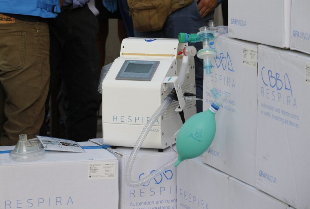 Respiradores en custodia según el Ministerio de Salud