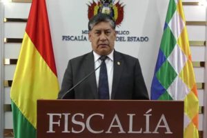 Denuncias por bloqueos anunciadas por el Fiscal General del Estado, Juan Lanchipa Ponce