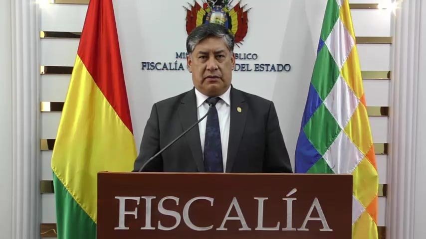 Denuncias por bloqueos anunciadas por el Fiscal General del Estado, Juan Lanchipa Ponce