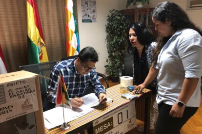 Transparencia Electoral en el proceso de votación de bolivianos en el exterior