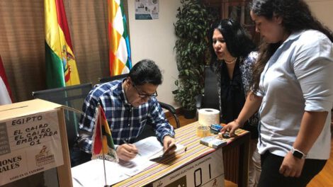 Transparencia Electoral en el proceso de votación de bolivianos en el exterior