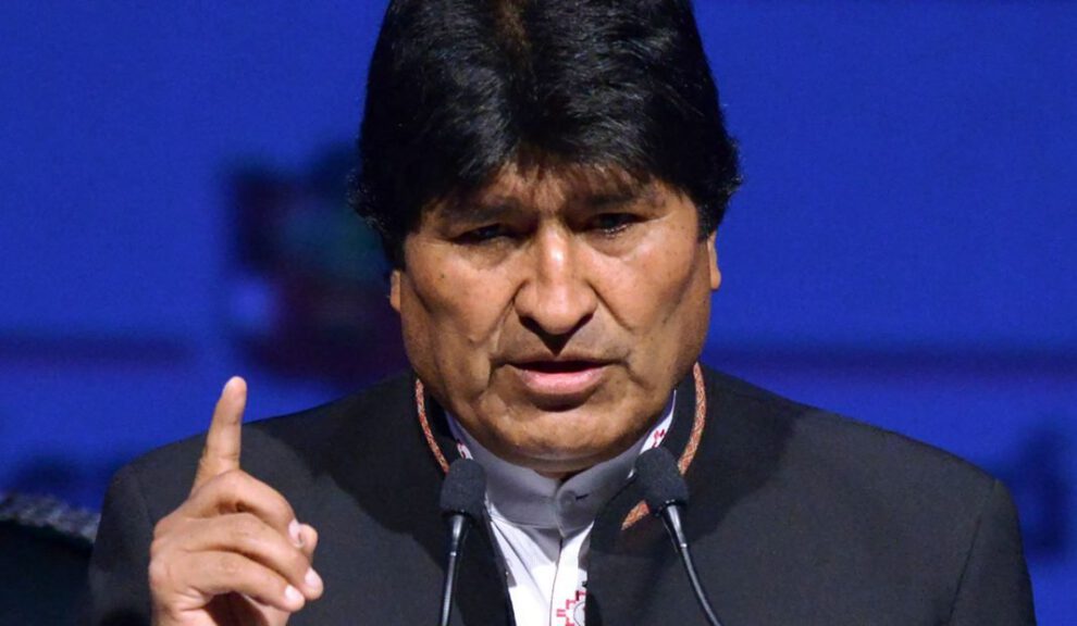 Evo Morales, expresidente de Bolivia
