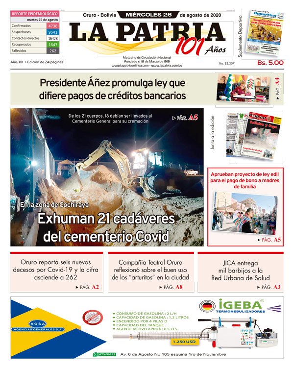Edición PDF La Patria