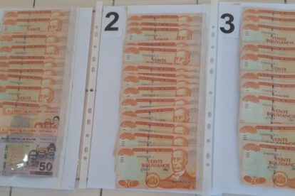 Clan familiar con billetes falsos en El Alto