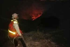 Incendio en Pocosuco Chico controlado por guardaparques