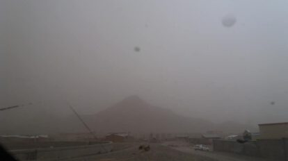 Vientos en Oruro con velocidades entre 40 a 70 kilómetros por hora