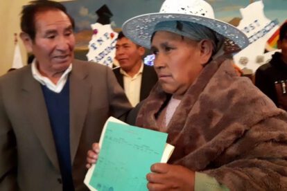 Graduación de estudiantes en Oruro