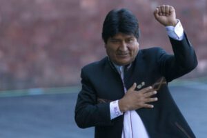 Evo Morales como senador