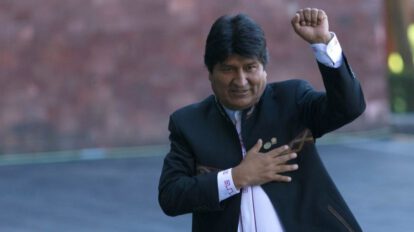 Evo Morales como senador