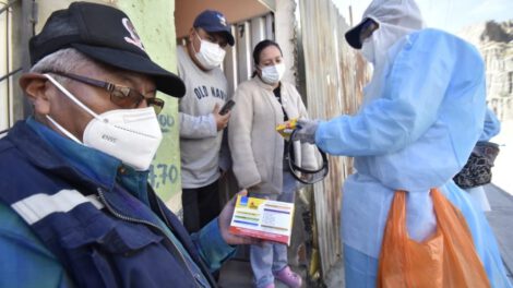 Rastrillaje sanitario Covid-19 en La Paz
