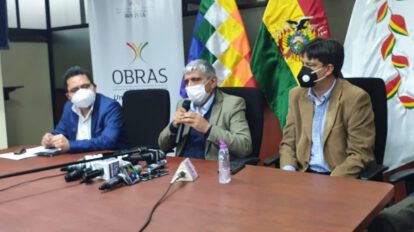 Fibra óptica en Bolivia inaugurada por Iván Arias