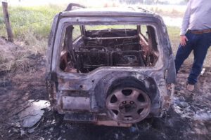 Cabo de Policía calcinado encontrado en Pailas