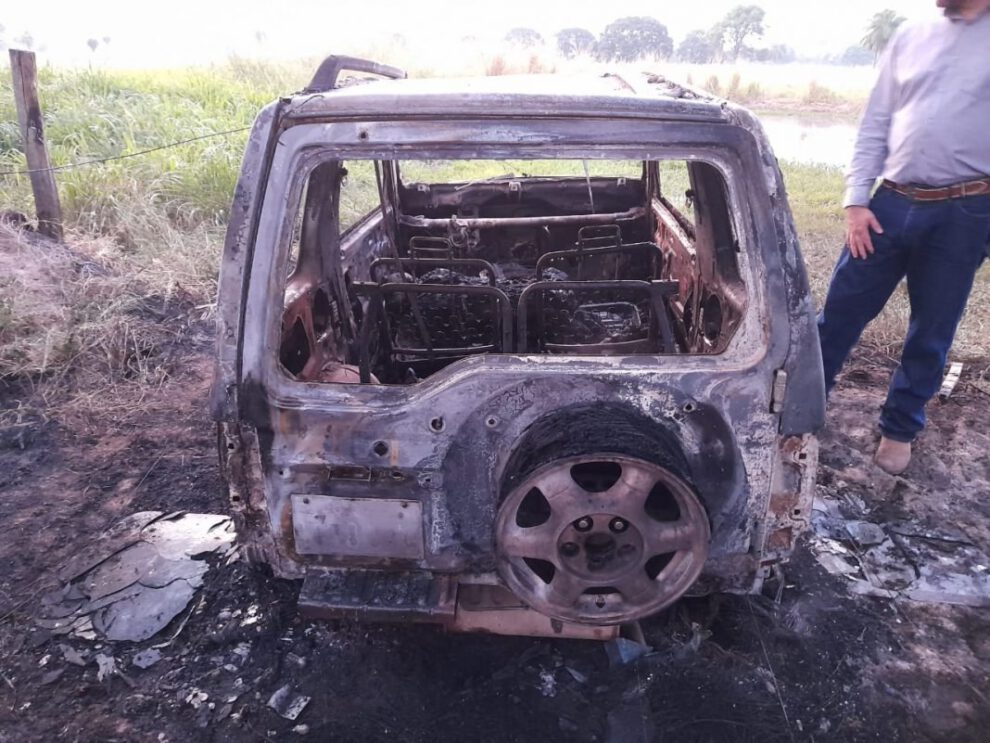Cabo de Policía calcinado encontrado en Pailas