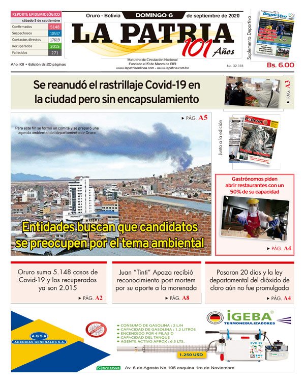 Edición PDF La Patria