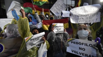 Inhabilitación de Evo Morales celebrada por bolivianos en La Paz