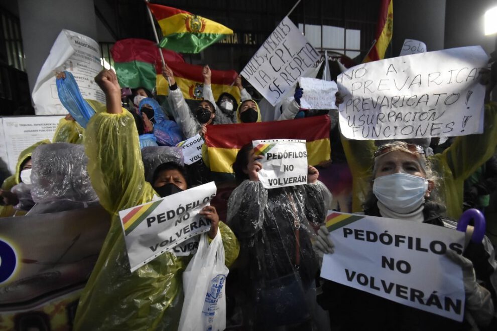 Inhabilitación de Evo Morales celebrada por bolivianos en La Paz