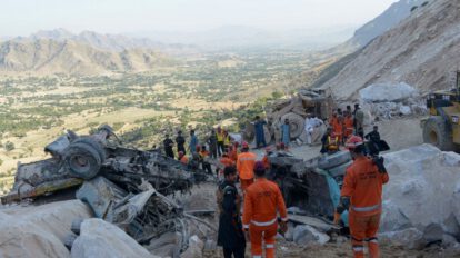 Derrumbe de mina en Pakistán