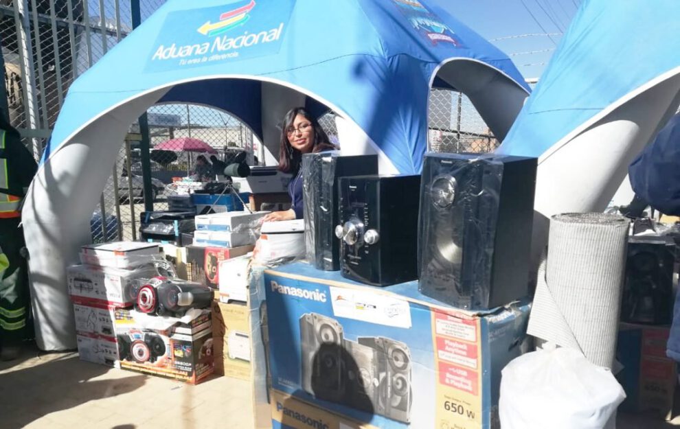 Subasta electrónica Aduana con 1.825 lotes de mercancía