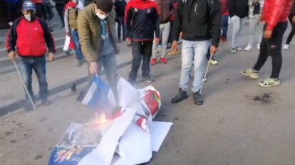 Incidentes en Potosí durante la campaña del MAS