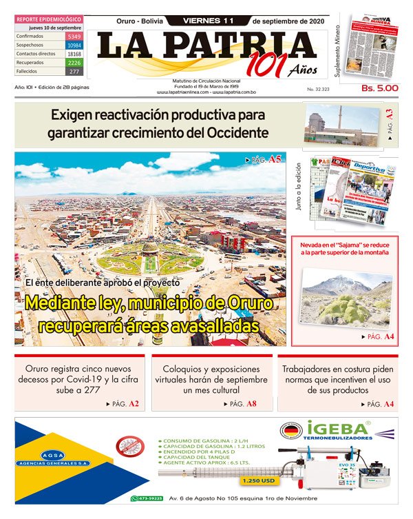 Edición PDF La Patria