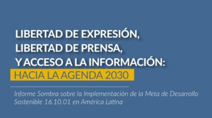 Informe Sombra 2019 sobre la libertad de expresión en Bolivia