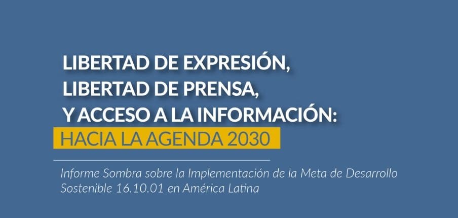Informe Sombra 2019 sobre la libertad de expresión en Bolivia