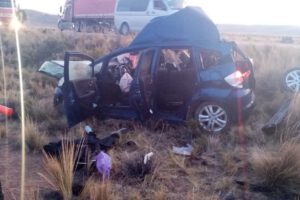 Accidente de tránsito en Oruro-Cochabamba