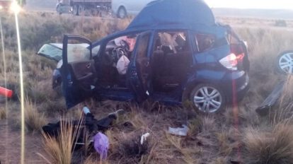 Accidente de tránsito en Oruro-Cochabamba