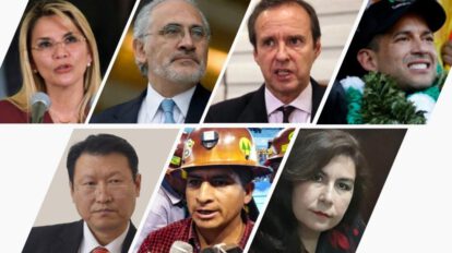 Debate presidencial con candidatos a la silla presidencial
