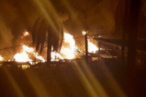 Incendio en zona franca de Cobija