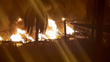 Incendio en zona franca de Cobija