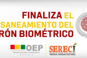 Saneamiento del Padrón Biométrico en Bolivia