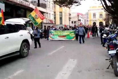 Fedecomin marcha Oruro Potosí
