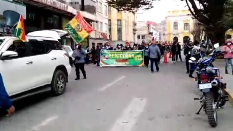 Fedecomin marcha Oruro Potosí